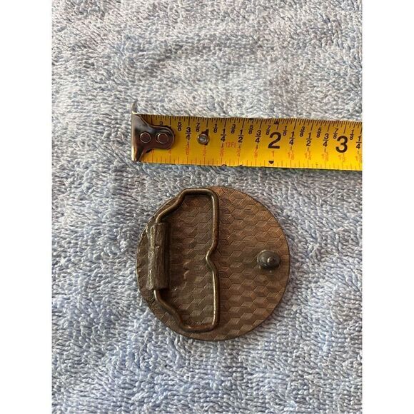 Vintage Safety Award Reynolds Aluminum Belt Buckle - Picture 2 of 3